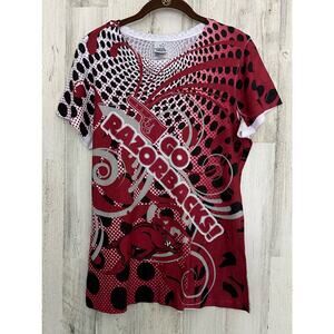 Creative Apparel Concepts Arkansas Razorback‎ Women’s Shirt Size Large (Medium)